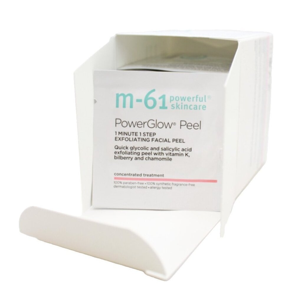 m-61 Powerful Skincare Power Glow Peel Exfoliating Facial Peel 30 Treatments